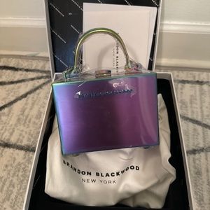 Brandon Blackwood Metal Mini Trunk Iridescent
